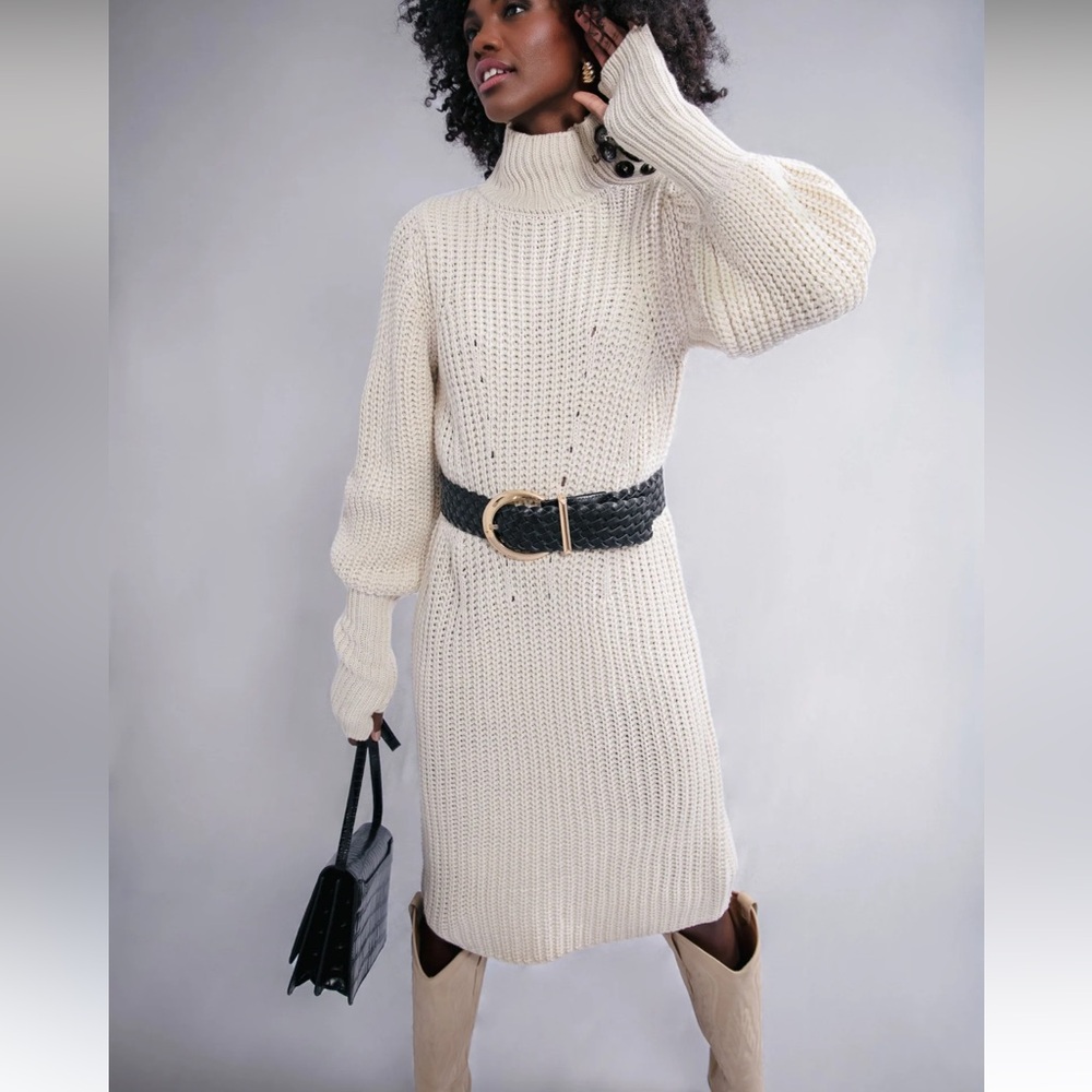 MOON RIVER
Cream Sweater Dress - Picture 2 of 12